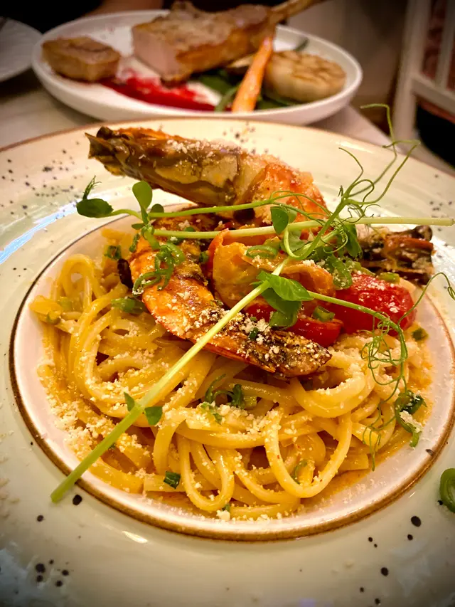 📌冬蔭功大蝦意粉