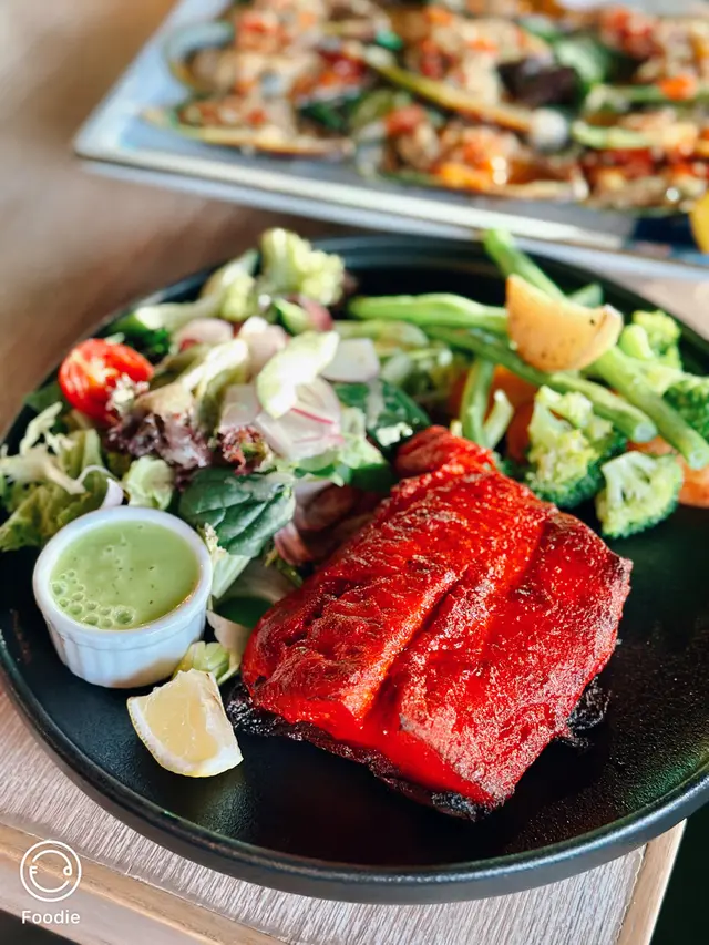 香料烤比目魚柳