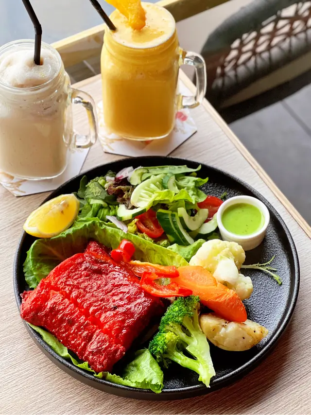 香料烤比目魚柳