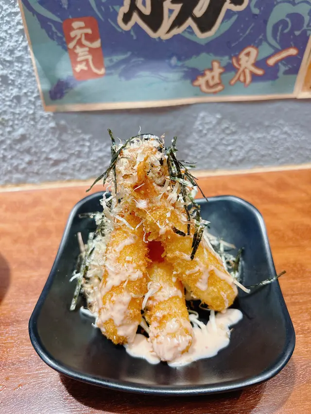 明太子吉列炸蝦