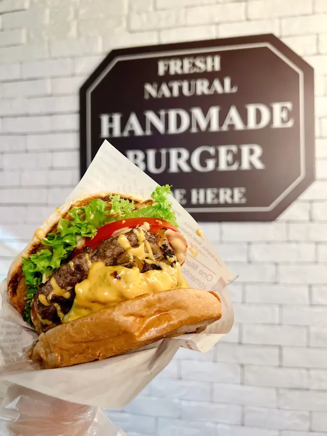 黑松露蘑菇安格斯牛漢堡