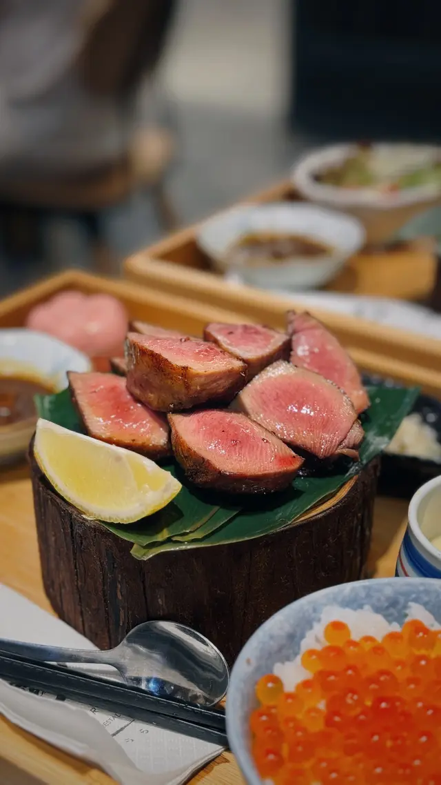 極味厚切牛舌定食