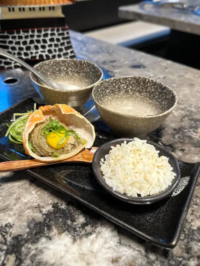 甲羅燒拌飯