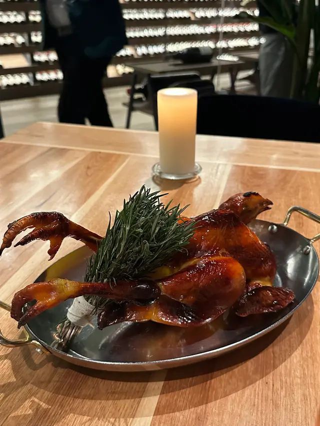 Bâtard’s Signature Roast Chicken, Warm pilaf rice