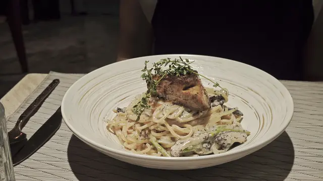 香煎鵝肝黑松露意大利麵