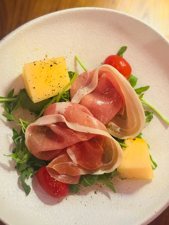 巴馬火腿蜜瓜沙律