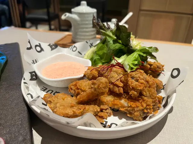 脆炸單骨雞翼 配 辛子明太子醬