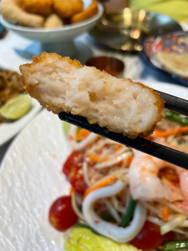 手打月亮炸蝦餅