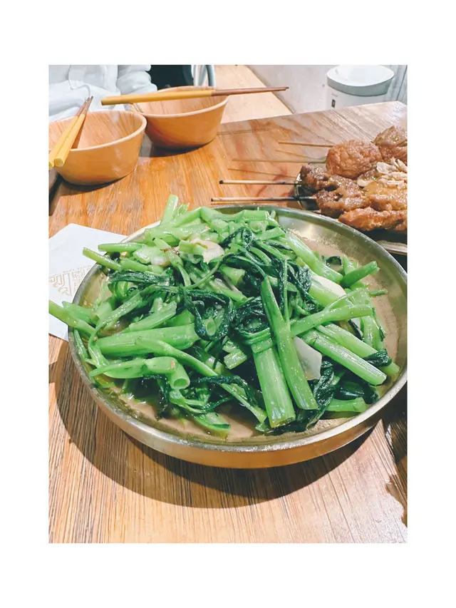 蝦醬炒通菜 