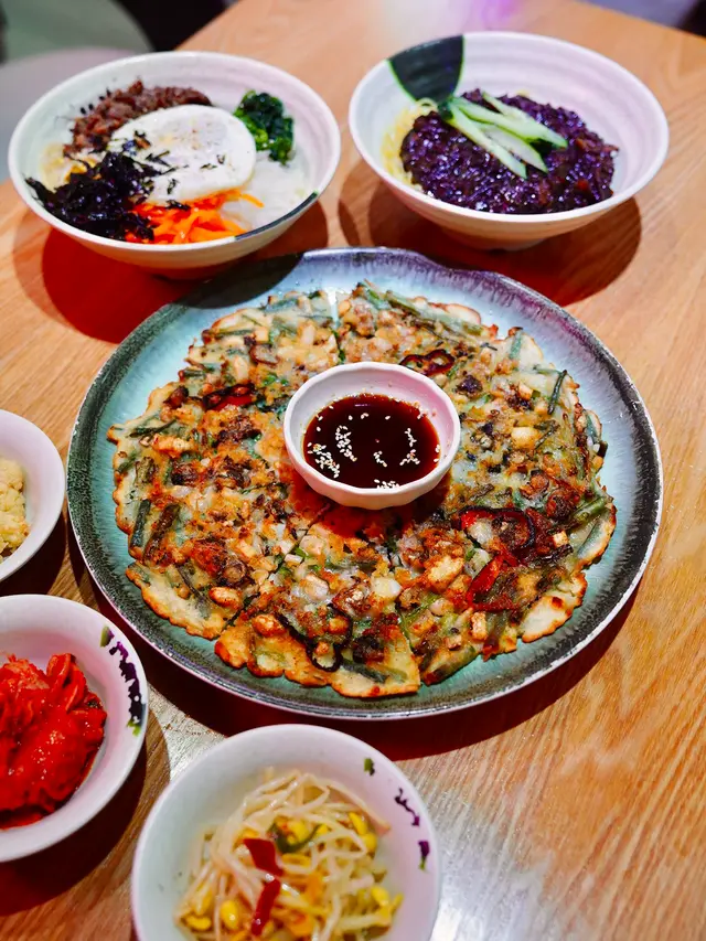 海鮮煎蔥餅