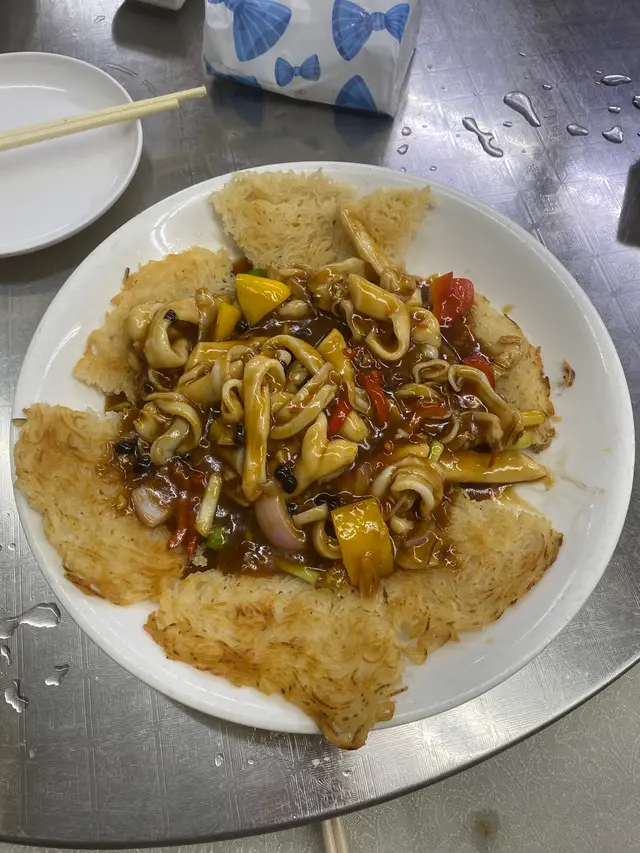 豉椒蟶子煎米炒