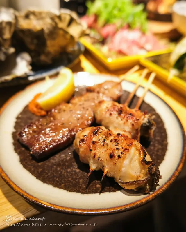 牛脷 & 牡蠣五花肉卷