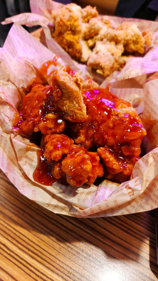 甜辣炸雞