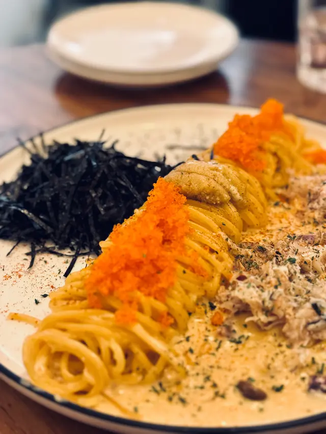 海膽味噌蟹肉意大利麵