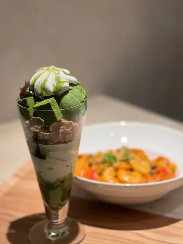 抹茶生朱古力芭菲