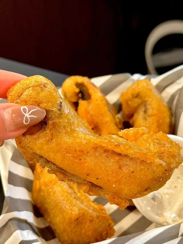 啤酒脆漿炸大啡菇