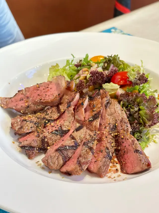 美國頂級西冷沙律配柚子醋沙律汁