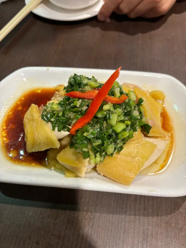 薑蔥油雞(半隻)