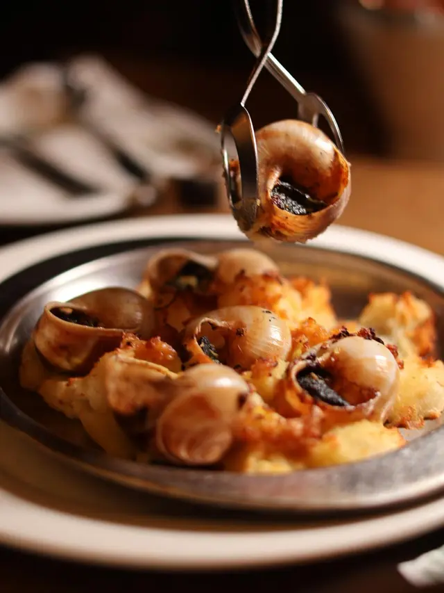 Baked Escargot Bourguignon