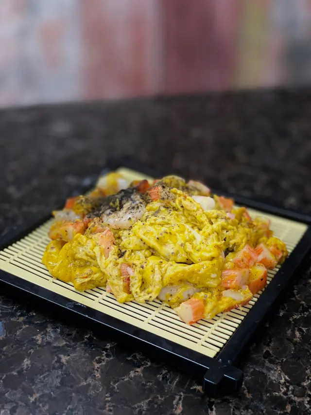 黑松露滑蛋蝦仁