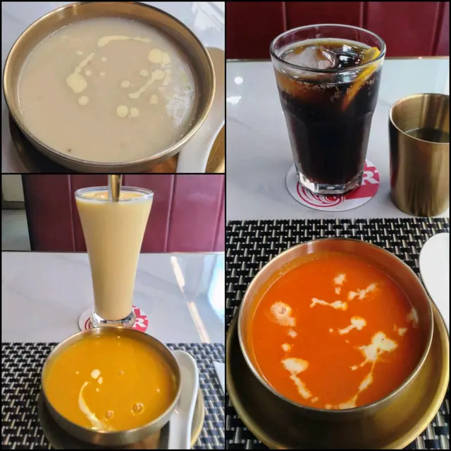 Set Meal - Soup & Soft Drink & Mango Lassi