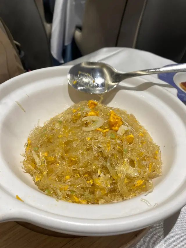 欖仁鮮蟹肉粉絲