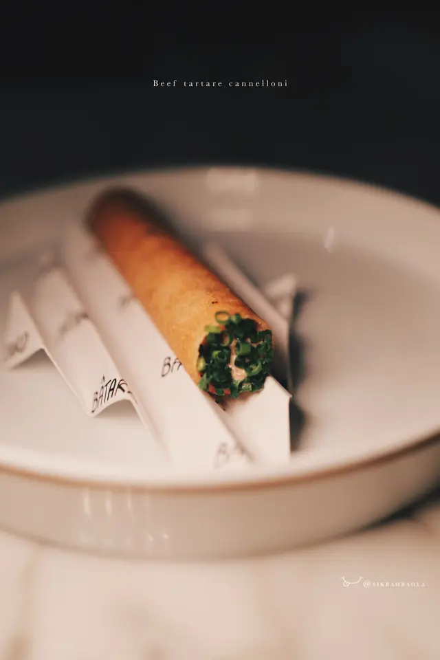 Beef Tartare Cannelloni
