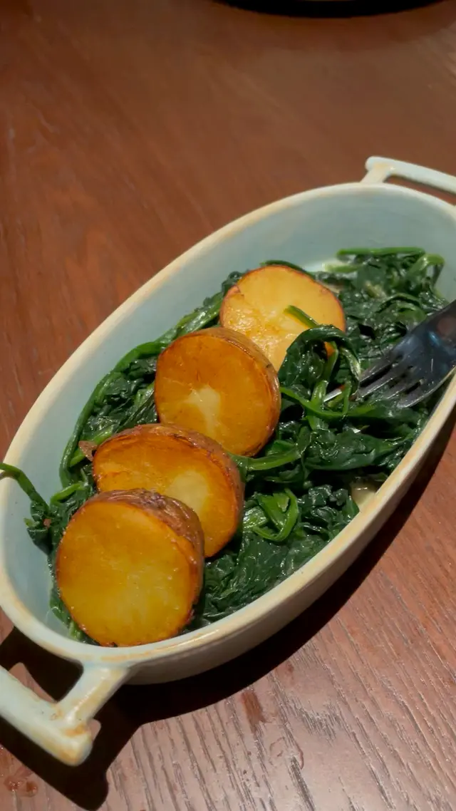 迷你薯仔及菠菜