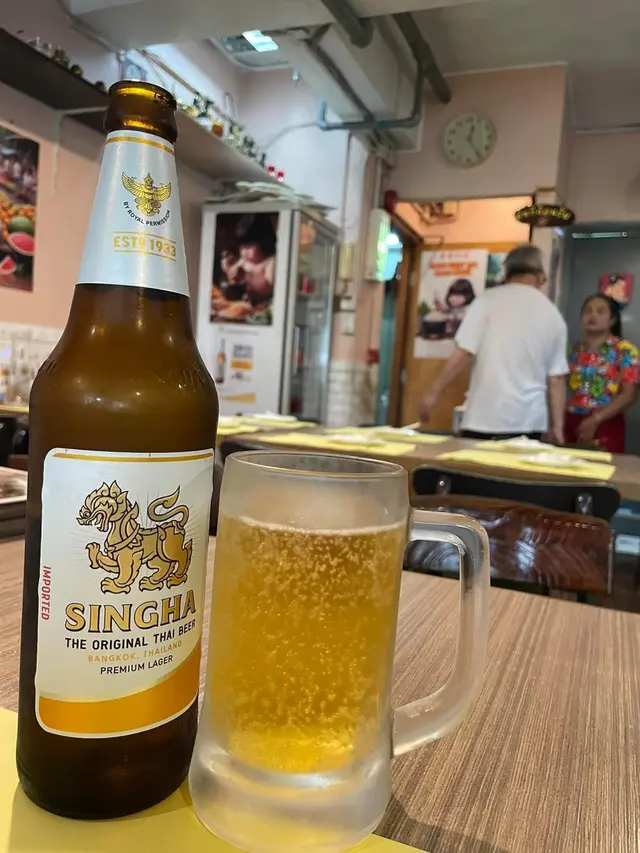 冰凍啤酒加冰杯,非常有泰國feel