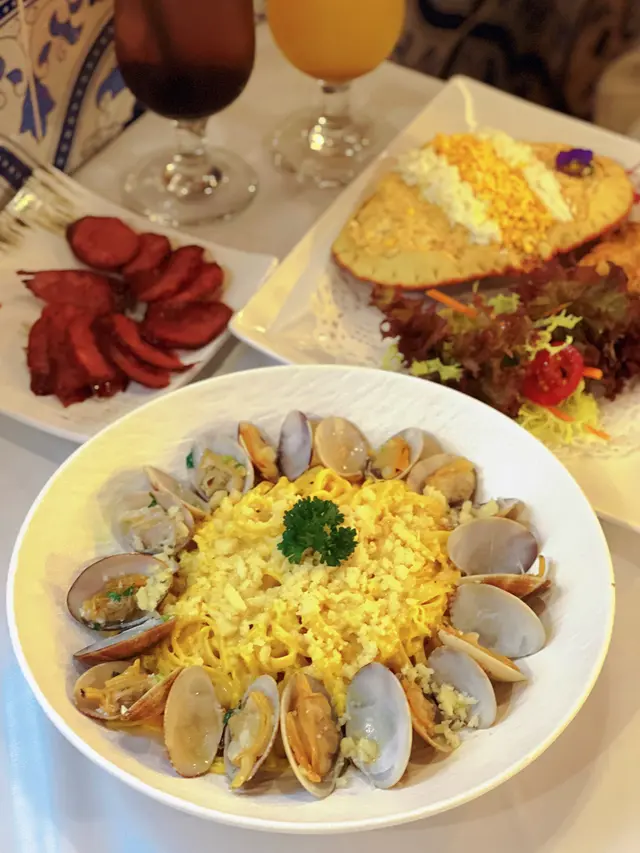 葡式芝士風味海鮮扁麵