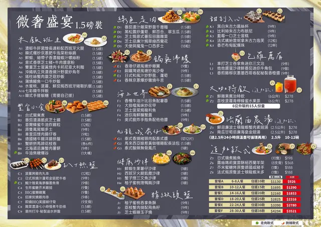 到会 一个价钱,自助餐的体验,款式多