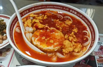 寶字號蕃茄雞蛋刀削麵