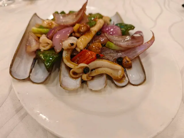 豉椒洋蔥炒蟶子