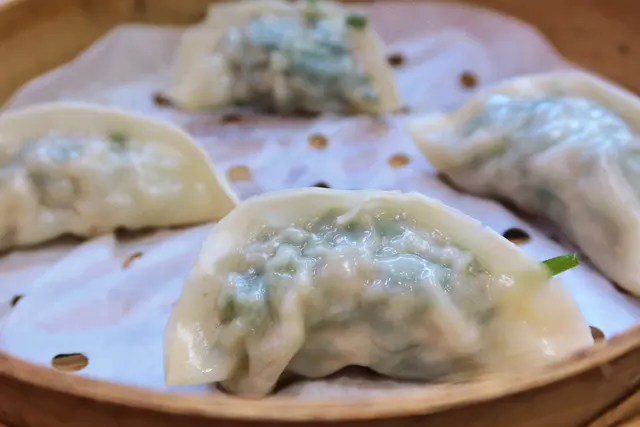 韮菜鮮肉餃蒸餃