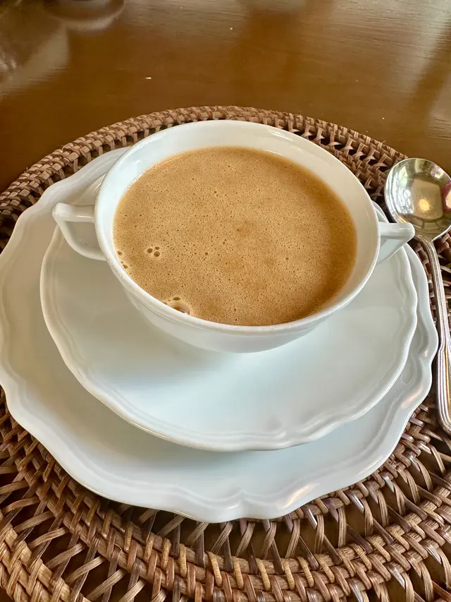 Lobster Bisque with Poached Lobster and Tarragon Cream