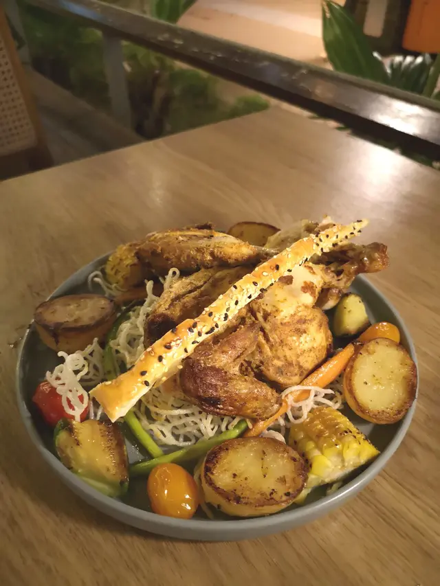 香草燒法國春雞配黑松露牛油