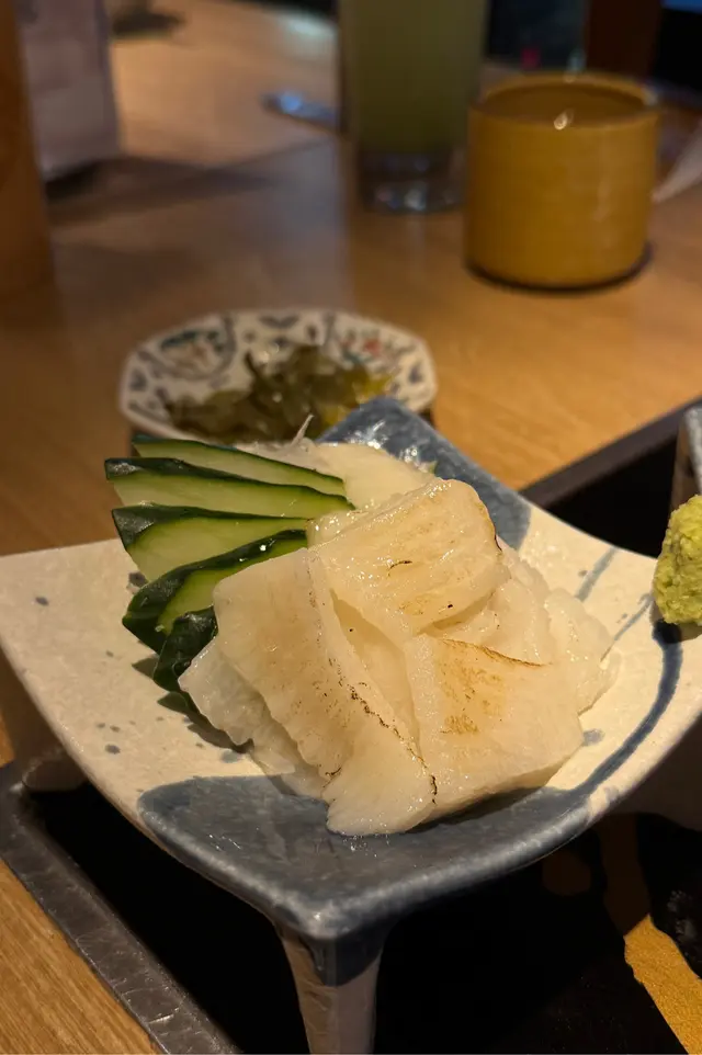 炙燒左口魚裙邊