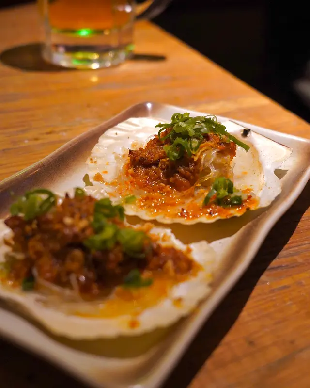 蒜蓉菜脯燒元貝