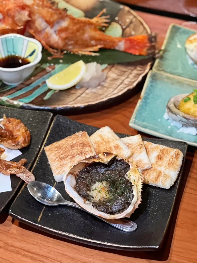 松葉蟹甲羅燒