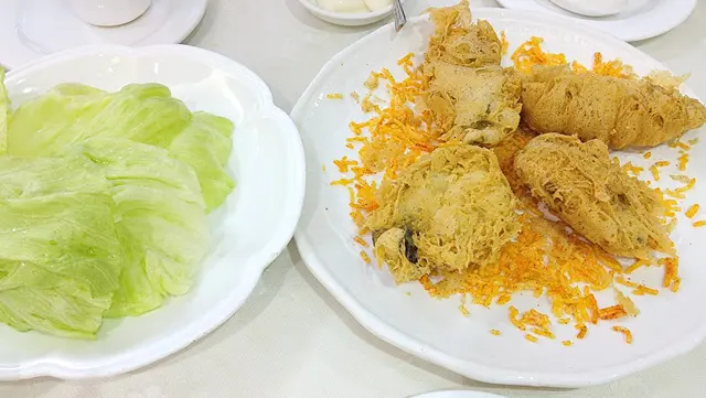 天婦羅桶蠔生菜包