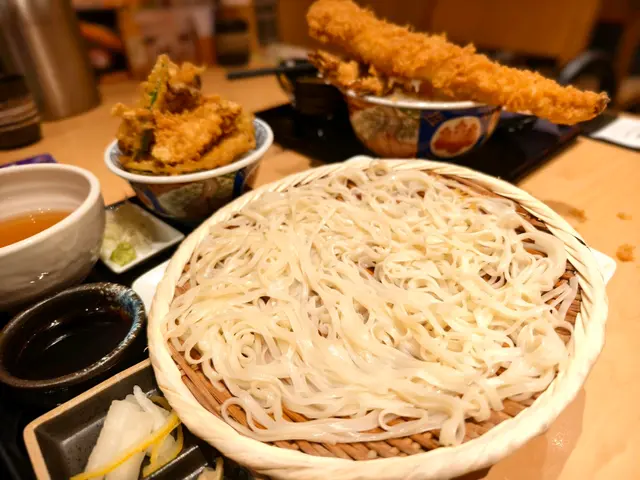 迷你天丼+冷稻庭烏冬