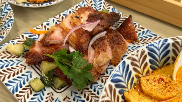 老街碳燒豬頸肉喇沙