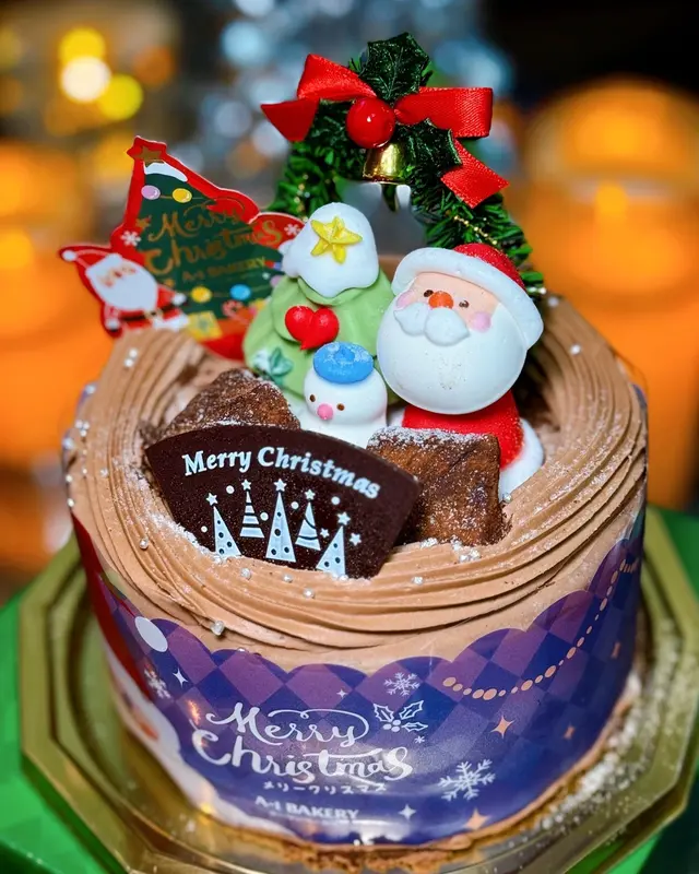 ☃️歡躍聖誕夜 (🍫比利時朱古力蛋糕) 🍰 - 12cm