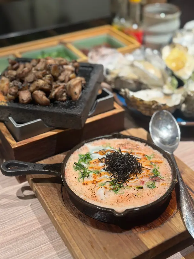 山芋明太子鐵板燒