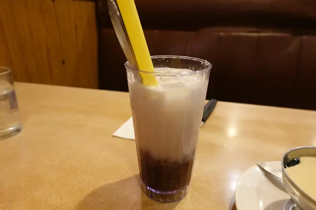 椰汁紅豆冰