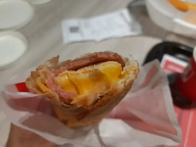 食𡁵嘅芝心火腿脆卷