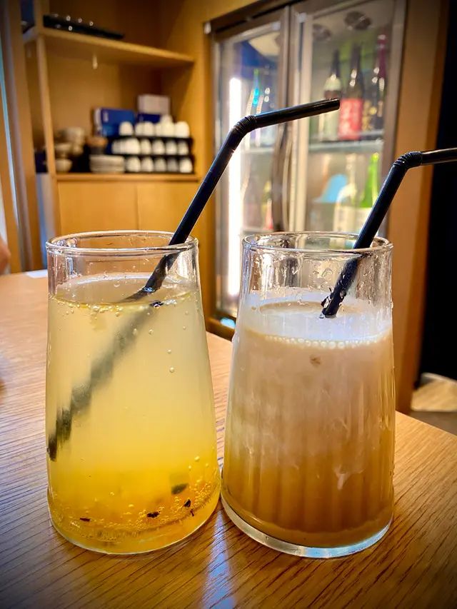 📌熱情果梳打、📌凍咖啡