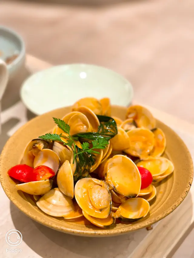 參巴鮮茄煮沙白大蜆