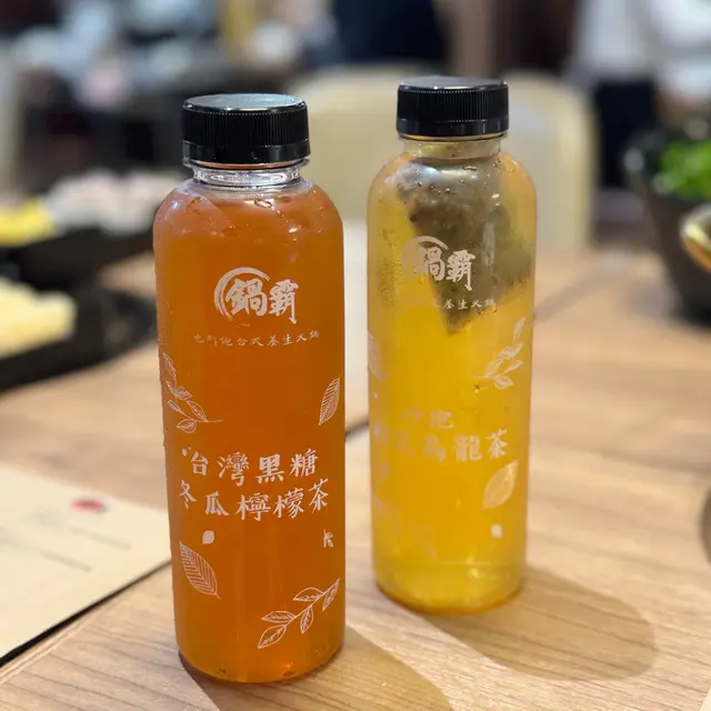 台灣黑糖冬瓜檸檬茶｜冷泡桂花烏龍茶