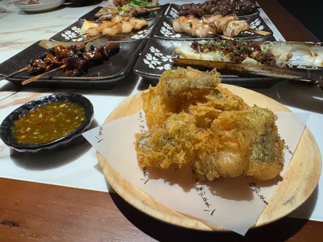 ✨椒鹽+紫菜味+泰式辣醬九肚魚✨ $68
這款九肚魚的味道層次分明,椒鹽和泰式辣醬的結合讓我完全無法抗拒!🐟🌶️
This nine-section fish has a complex flavor profile, with a perfect blend of salt and pepper and Thai chili sauce that I can’t resist! 🐟🌶️